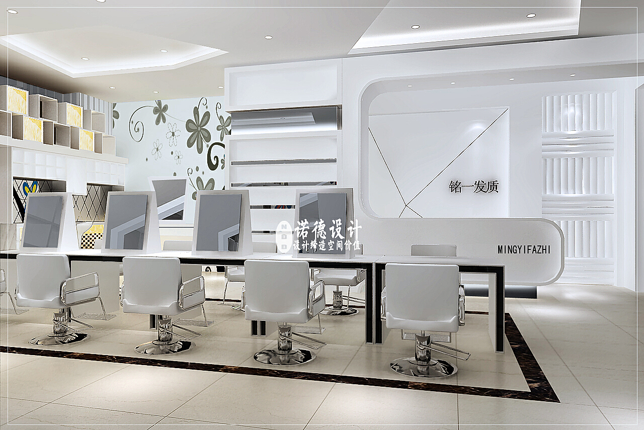 科技與美學(xué)完美融合，最新美發(fā)店設(shè)計(jì)圖展示