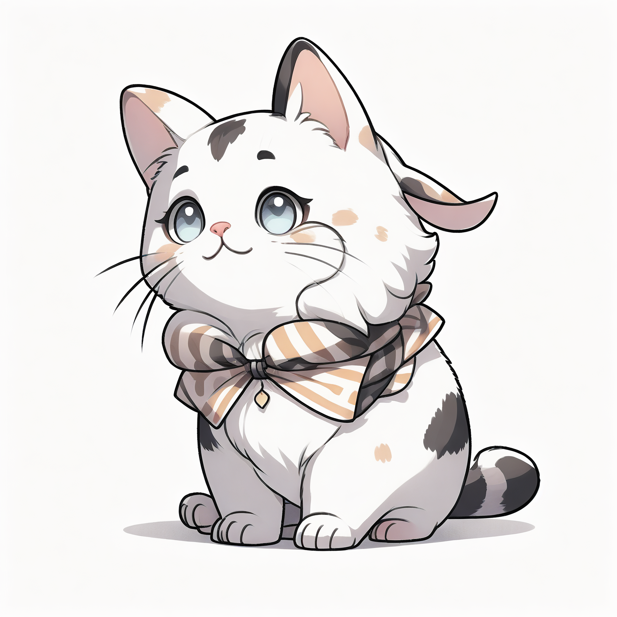 貓的動漫頭像，溫馨日常趣事中的小貓咪