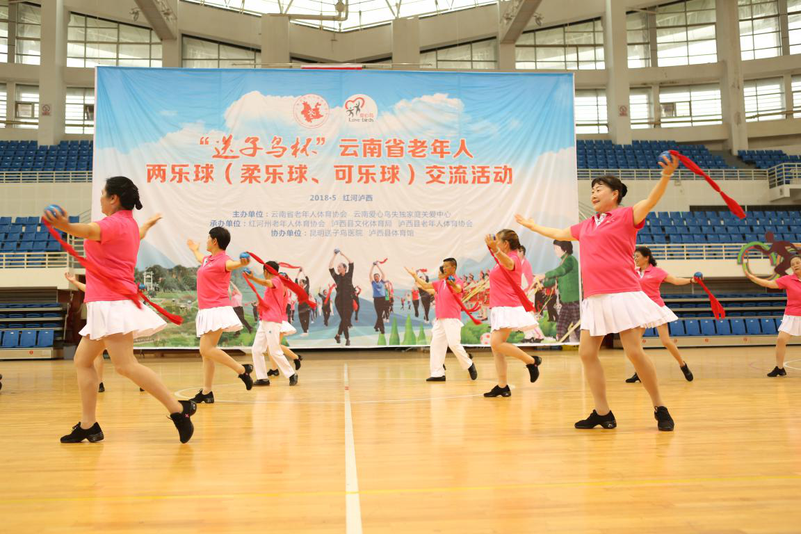 柔樂(lè)球精彩演出,柔樂(lè)球精彩演出，驚艷四座！