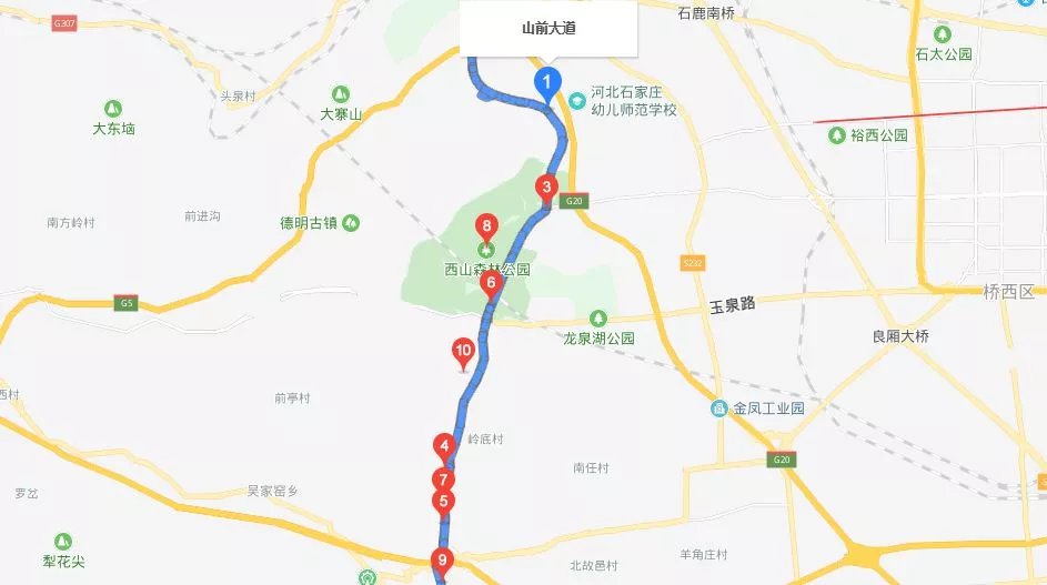 鹿泉山前大道建設(shè)最新進展更新