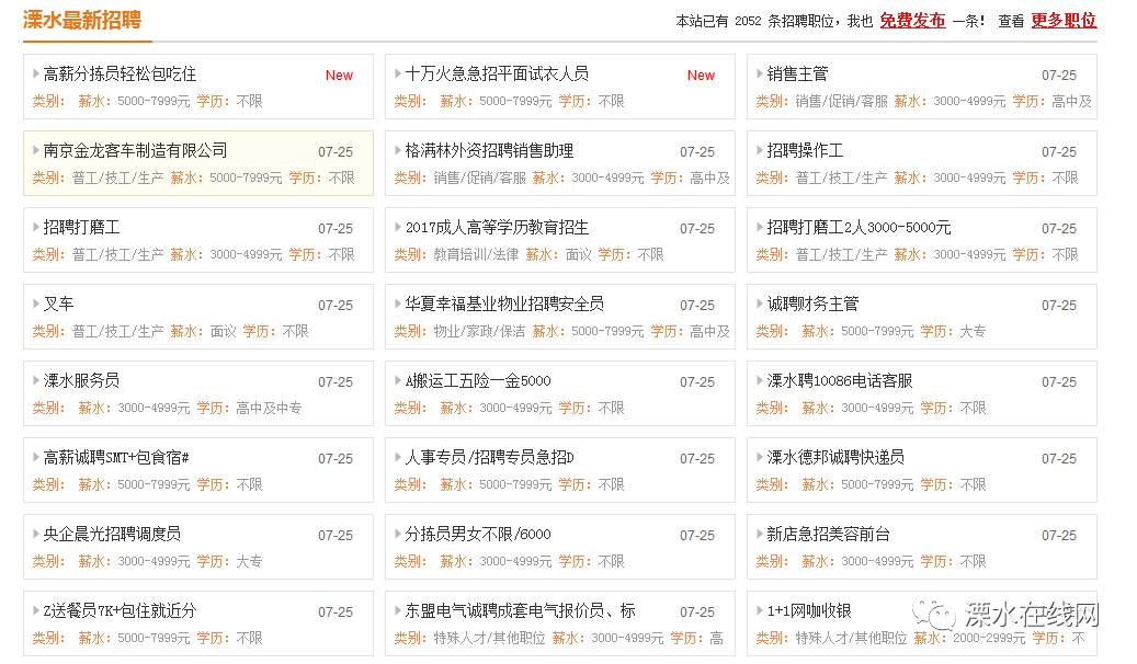 溧水最新招工信息匯總，崗位大揭秘????