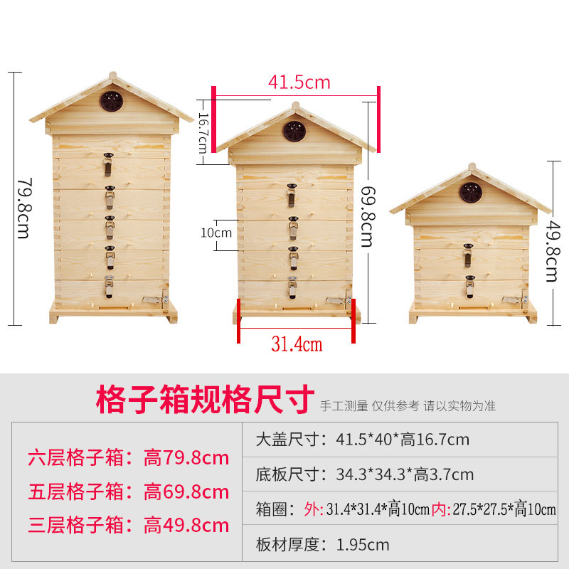 最新中蜂格子箱尺寸揭秘，探索蜜蜂的秘密，感受友情的溫暖